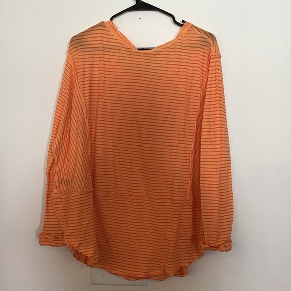 FREE PEOPLE Stripe Long Sleeve Henley Size Small - Picture 5 of 6